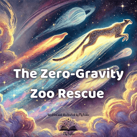 bed time story-custom story-story-children-The Zero-Gravity Zoo Rescue – A Personalized Children’s Adventure Book - My Fable1